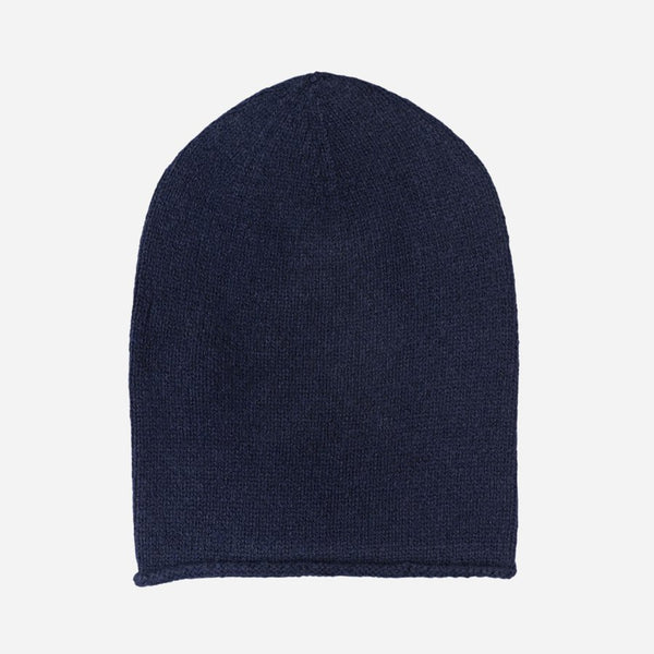 CAPPELLO SLOUCHY BLU - KASCHMIR UND SEIDE