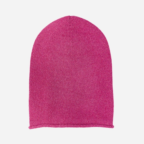 Cappello SLOUCHY Fuxia - KASCHMIR UND SEIDE